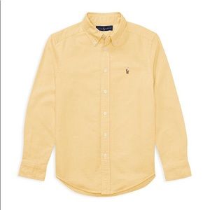 Ralph Lauren yellow button down (boys 12)